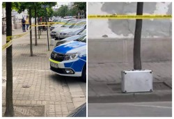 Valiză suspectă abandonată în fața Palatului Copiilor. O echipă pirotehnică și specialiști da la SRI la fața locului