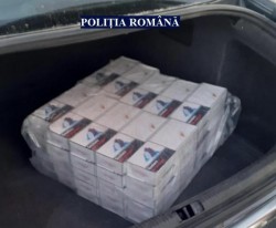 Prins în timp ce transporta țigări de contrabandă