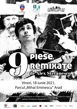 Alex Ștefănescu va prezenta spectacolul „9 piese remixate“, la Arad

