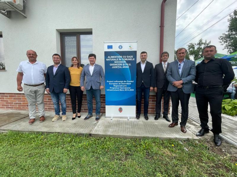 Guvernarea PNL realizează primul mare proiect de extindere a reţelei de gaz în judeţul Arad
