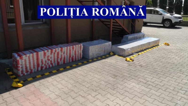 Prins în flagrant cu aproape 11.000 pachete țigări de contrabandă