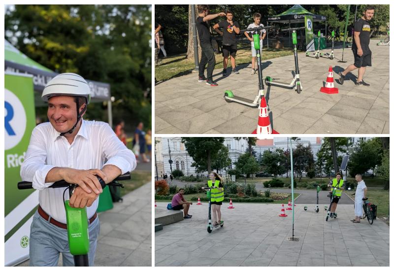 Primul curs de mers cu trotineta organizat la Arad 