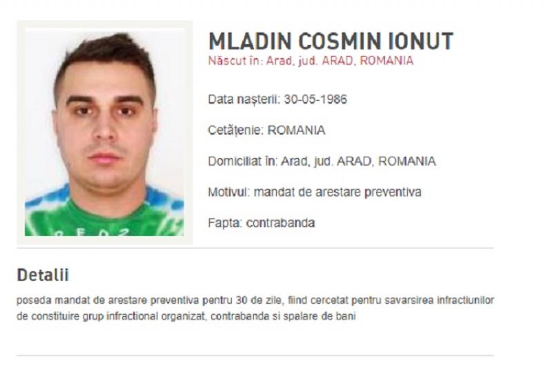 Mladin dat în urmărire internațională, Copil arestat la Pecica