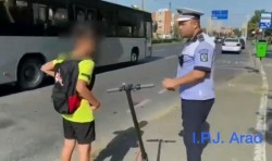 Trotinetele și bicicletele în vizorul polițiștilor rutieri arădeni