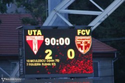 Voluntari a făcut voluntariat la Arad. ”Vulcanul” Francisc Neuman a erupt din nou. UTA- F.C. Voluntari 2-0