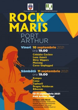 Festivalul „Rock Maris“, ediția 2021, la Arad în 10 și 11 septembrie