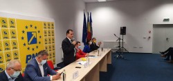 Ludovic Orban a prezentat moțiunea la Arad