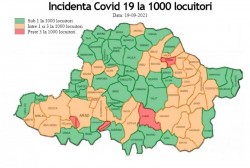 Bilanţ Pandemie 19 septembrie: 93 de cazuri de infectare, 1 deces și aproape 900 de cazuri active în județ!