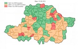 Municipiu Arad la limita restricțiilor scenariului roșu, vaccinaților nu li se vor aplica