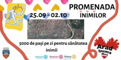 Cluburile Rotary Arad şi Rotary Arad Cetate organizează ”Promenada Inimilor 2021”