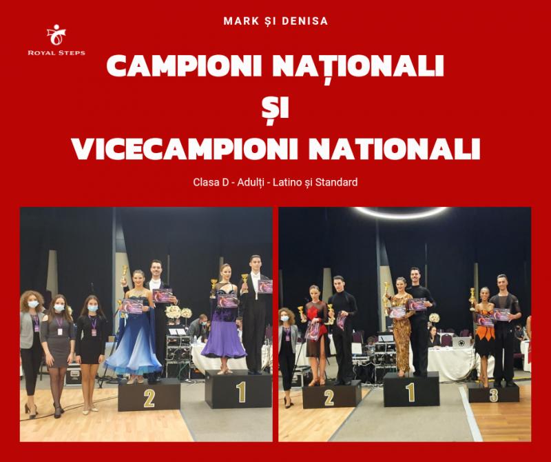 Școala de dans Royal Steps a obținut titluri de campioni și vicecampioni la Campionatul Național de Clase la dans sportiv