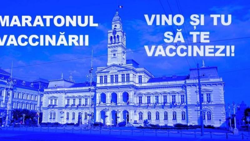 Maratonul vaccinării la Primăria Arad în weekendul 29 - 31 octombrie 2021