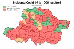 Încă 7 decese și 332 de cazuri noi. Incidența în municipiu a ajuns la 11,26 și nu dă semne că se oprește......