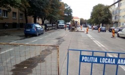 Restricții de circulație pe strada I.C.Brătianu. Front nou de lucru pentru reţeaua de apă de pe I.C. Brătianu

