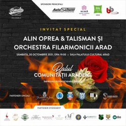 Concert Alin Oprea&Talisman și Orchestra Filarmonicii la Balul Comunității Arădene



