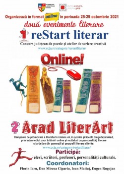 reStart literar și Arad LiterArt, ediția 2021