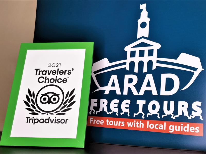 Arad Free Tours a primit pentru al doilea an consecutiv premiul Travelers Choice