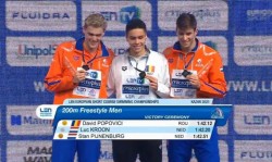 Rezultat uriaș pentru înotul românesc. AUR pentru David Popovici la Europene. Nou record național