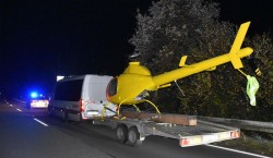 A dorit să-și aducă în România elicopterul cumpărat, dar i-a fost confiscat de polițiștii germani pe autostradă

