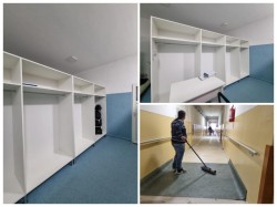 Garderoba Spitalului Clinic Județean de Urgență Arad  reabilitată