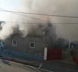 Incendiu pe strada Luncii, în Micălaca