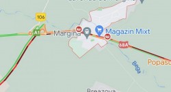 Accident între un TIR și un autoturism pe autostrada întreruptă la Margina. Circulația este îngreunată

