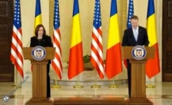  Klaus Iohannis a primit-o pe Kamala Harris, vicepreședintele SUA, la Palatul Cotroceni. ”NATO va acționa fără ezitare pentru apărarea României”

