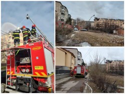 Bloc din Complexul Studențesc din Timișoara cuprins de flăcări. Echipe de Pompieri din Arad au plecat în ajutor