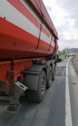 Trafic restricționat pe DN7. Lucrări de reparații între Lipova și Milova