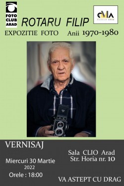 Călătorie în timp prin intermediul fotografiei propusă de Filip Rotaru