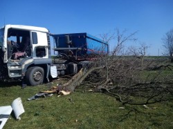 A fost prea grăbit și a ieșit în ”decor” în apropiere de Orțișoara

