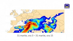 Depuneri de praf saharian în Arad în 31 martie și 1 aprilie. Va fi afectată toată România