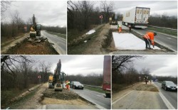 Calvarul șoferilor, fără de sfârșit în zona ciotului lipsă din autostrada A1