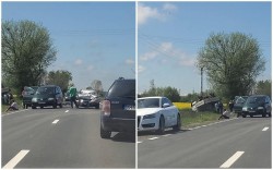 ”Drumul expres Arad- Horia- Șiria” face din nou victime. Ciocnire în lanț între 4 autoturisme