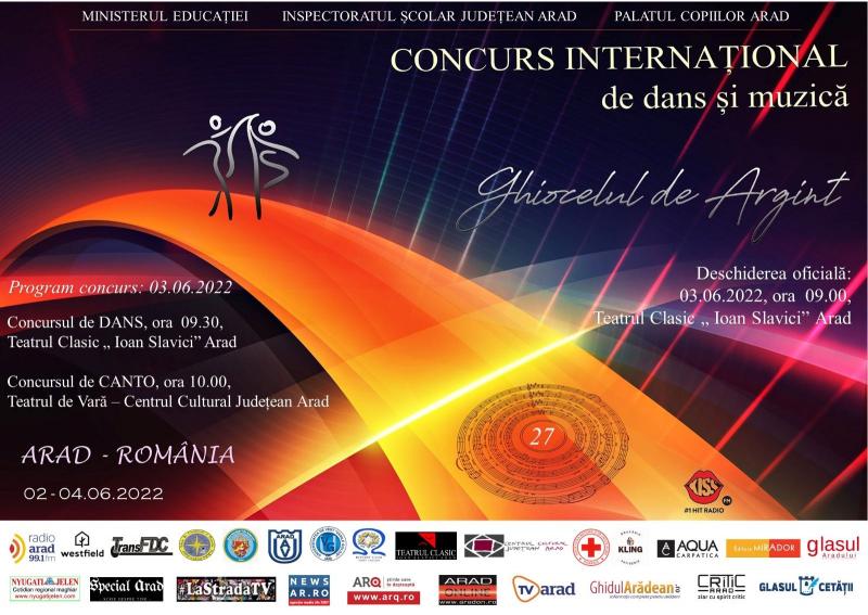 Concursul Internațional Ghiocelul de Argint – dans și canto- în 3 iunie la Arad