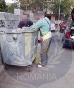 Un arădean s-a ales cu o pagubă de 500 de lei pentru că a deversat moloz într-un container de gunoi menajer în Micălaca