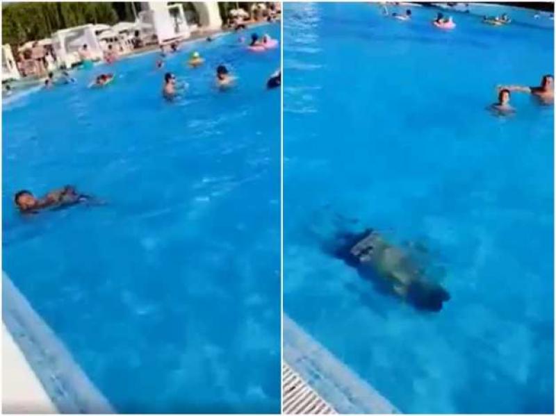 Un bărbat de 40 de ani a murit înecat în cea mai luxoasă piscină din Târgu Jiu. Bărbatul a fost scos de pe fundul bazinului de clienţi 