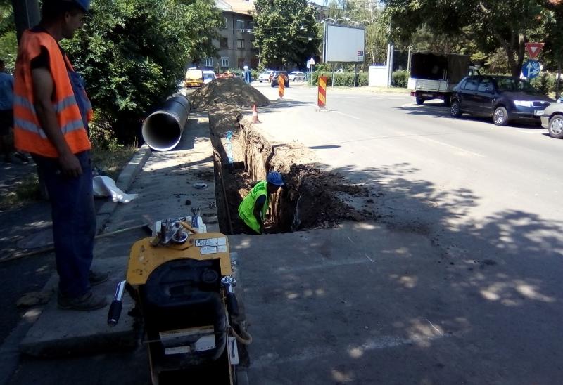 Se va circula pe o singură bandă pe strada Vasile Milea ca urmare a lucrărilor la rețeaua de apă-canal
