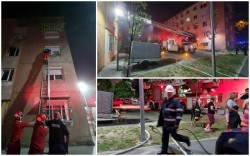 65 de persoane evacuate din care 10 au avut nevoie de ingrijiri medicale, 5 fiind transportate la spital în urma unui incendiu din municipiu