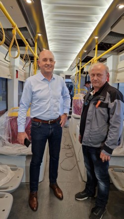 Lazăr Faur: „Vom continua să finanţăm achiziţia de tramvaie noi ca o prioritate pentru municipiul nostru”