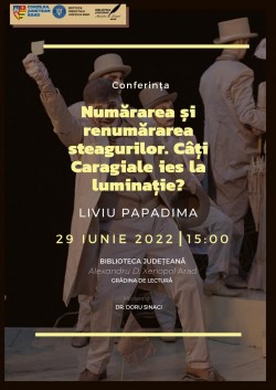 Caragiale mereu în actualitate. Liviu Papadima, în conferință la Bibliotecă: „Numărarea și renumărarea steagurilor. Câți Caragiale ies la luminație?”