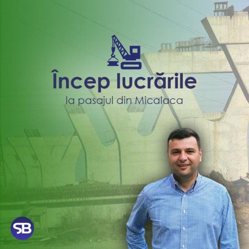 Încep lucrările la pasajul din Micălaca