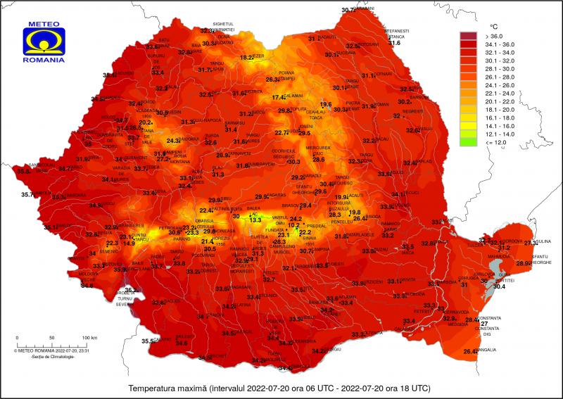 Avertizare pentru șoferi. Temperaturile excesive influenţează traficul rutier