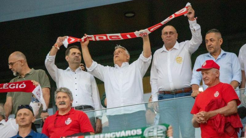 Premierul Ungariei, Viktor Orban, prezent la Sfântu Gheorghe la meciul dintre Sepsi și Olimpija Ljubljana a fost aclamat de fanii de pe stadion