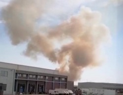 O nouă zi caniculară, un nou lan de grâu a luat foc între Arad și Zădăreni