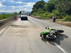 Derapaj mortal pe DN7 între Otvoș spre Conop, a unui tânăr motociclist de 19 ani din Tmișoara fără permis de conducere