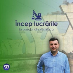 Încep lucrările la pasajul din Micălaca