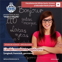 Oportunități de carieră în domeniul limbilor moderne la U.V.V.G. Arad
