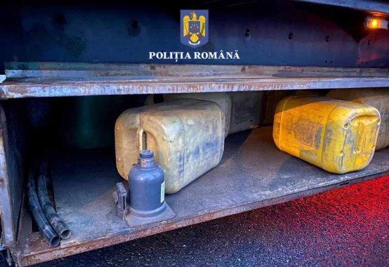 Focuri de armă pe autostradă. Hoți de motorină prinși în flagrant delict