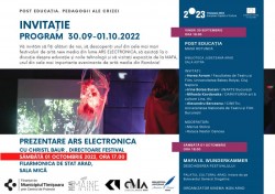 Super eveniment! Directorul unuia dintre cele mai mari festivaluri de artă new media din lume vine la Arad

